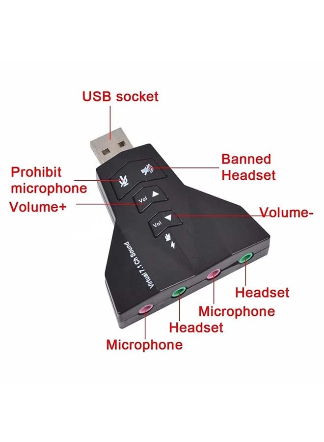 إيتون بطاقة صوت USB خارجية أسود - Image 5