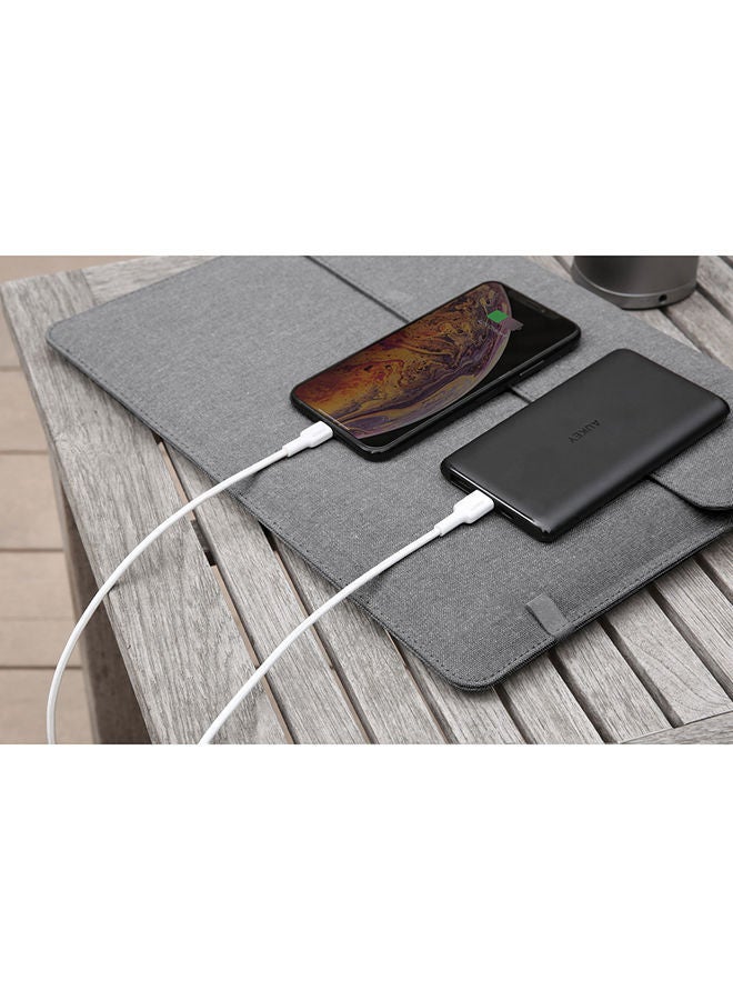 NIBEMINENT MFi USB-C Sync And Charge Braided Cable,CB-CL2 White - Image 4