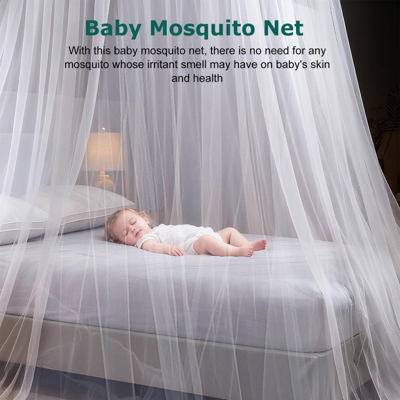 STOBOK Mosquito Net,Baby Canopy Bed Netting, - Image 4