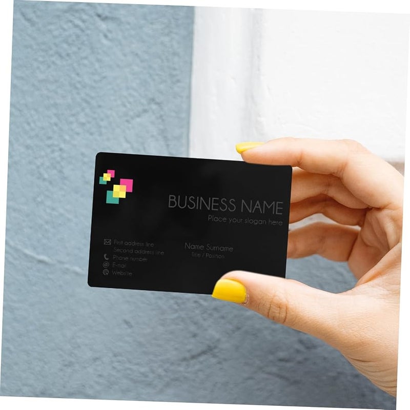 8Pcs Metal Business Card Blanks For Sublimation Printing DIY Engraving Crafting Lightweight - Image 5