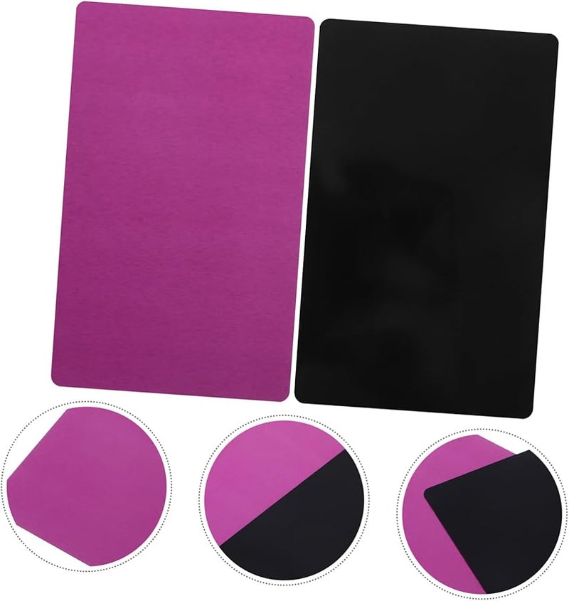 8Pcs Metal Business Card Blanks For Sublimation Printing DIY Engraving Crafting Lightweight - Image 4