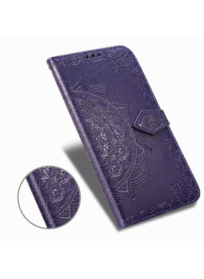 S-TOP Case For OPPO A52 / A72 / A92 Halfway Mandala Embossing Pattern Horizontal Flip Leather Case with Holder & Card Slots & Wallet & Photo Frame & Lanyard - Image 4