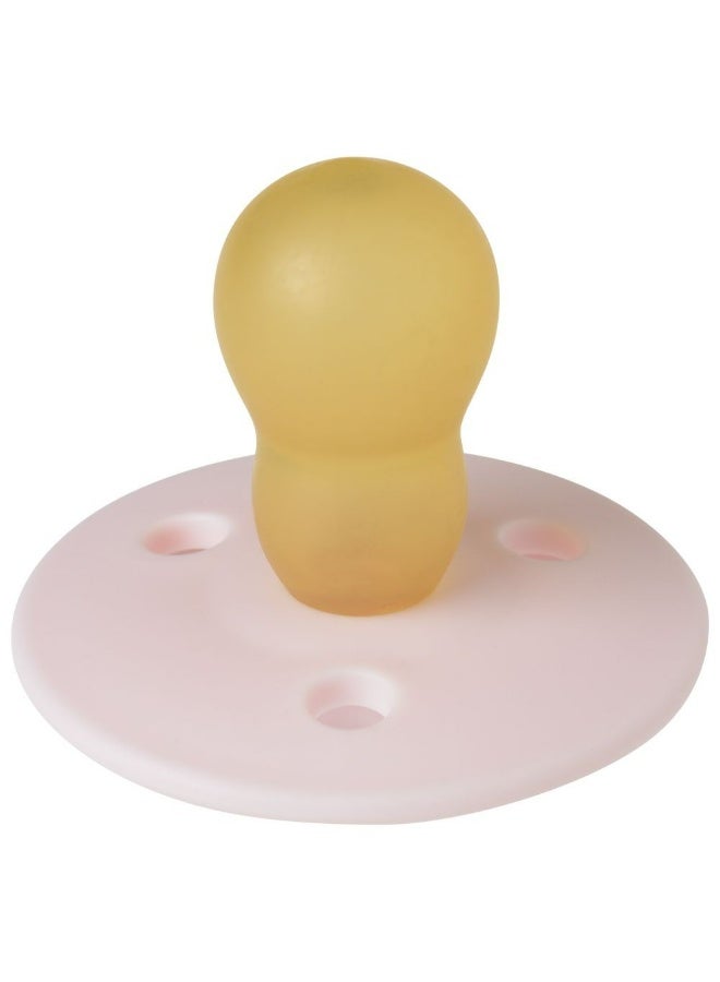Mininor - Round Pacifier Latex - 6M+ - Spring Blossom - Image 1