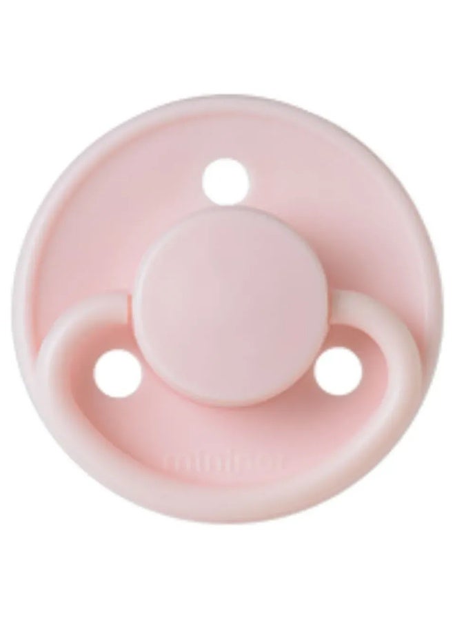 Mininor - Round Pacifier Latex - 6M+ - Spring Blossom - Image 2