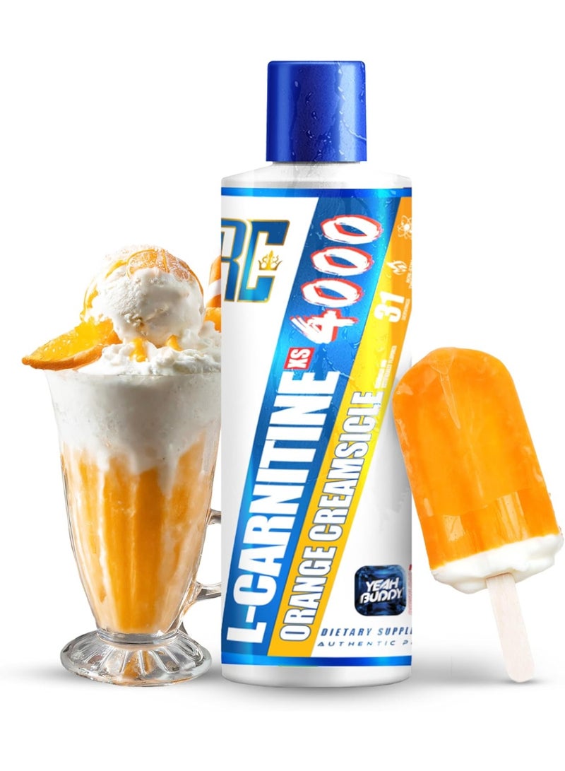 روني كولمان إل-كارنيتين 4000 إكس إس 473 مل بنكهة كريمة البرتقال. - Image 1