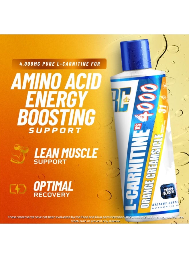 روني كولمان إل-كارنيتين 4000 إكس إس 473 مل بنكهة كريمة البرتقال. - Image 2