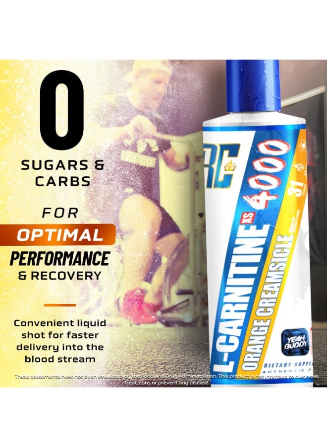روني كولمان إل-كارنيتين 4000 إكس إس 473 مل بنكهة كريمة البرتقال. - Image 3