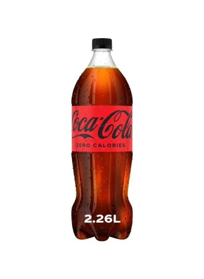 Coca-Cola Zero Sugar Carbonated Soft Drink PET Bottle, 2.26L