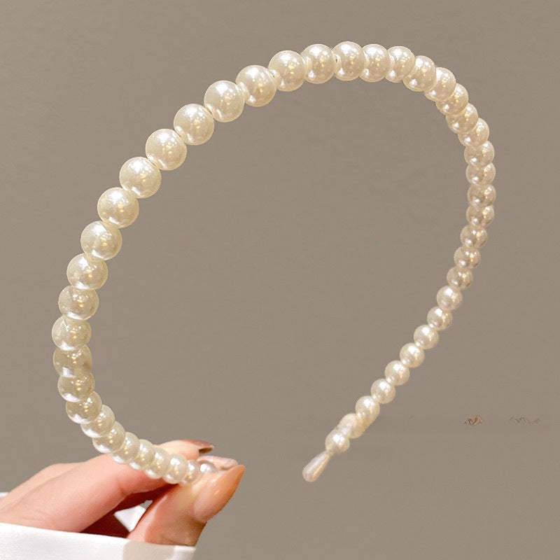Generic Kids Pearl Headband Princess Elegant Hairband 14# pearl headband 1 pack