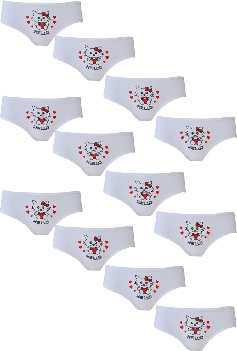 Hepsine Rakip Competing All 12LI Girls' Panties Printed Cotton Slip Underwear Quality  - Image 3
