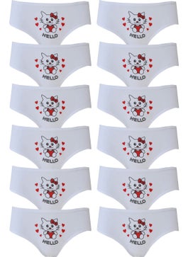 Hepsine Rakip Competing All 12LI Girls' Panties Printed Cotton Slip Underwear Quality  - Image 1