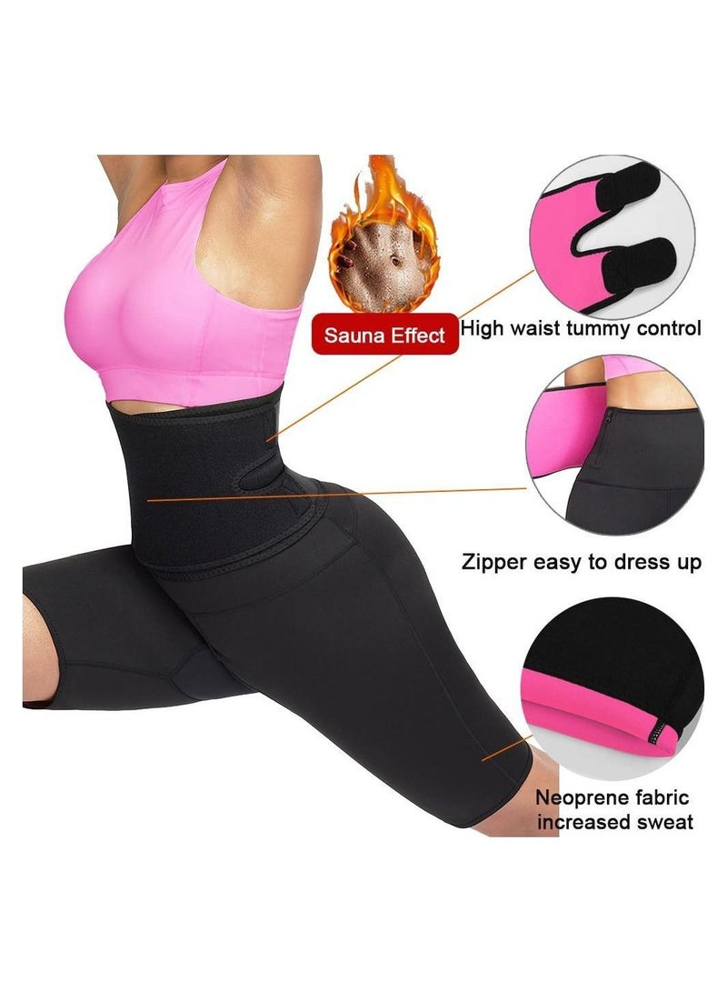 Dee trimmer Women’s High-Performance Sauna Sweat Control Pants for Fitness, Workout, Yoga, and Slimming | Enhance Calorie Burn and Toning  - Image 4