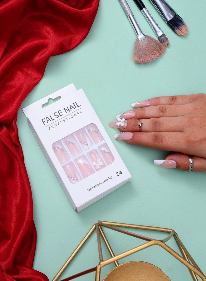 KILLFE Artifical Nails For Women | Reusable | Vibrant | Durable Acrylic Nails | Multicolor (NP-65) - Image 3