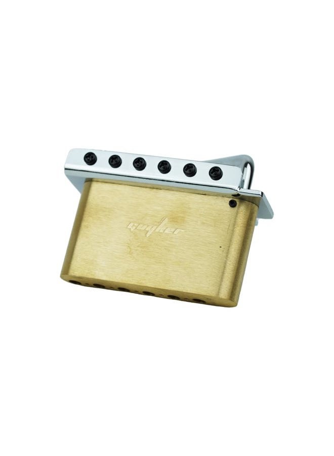 Guyker Guitar Tremolo Bridge with Roller Saddle & Block & Bridge Stud, Spring and Claw, Pop-In Vibrato Bar, Complete Install Kit (GG-2001, Chrome) - Image 5