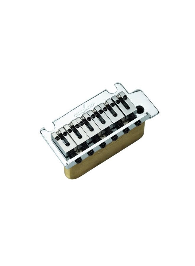 Guyker Guitar Tremolo Bridge with Roller Saddle & Block & Bridge Stud, Spring and Claw, Pop-In Vibrato Bar, Complete Install Kit (GG-2001, Chrome) - Image 4