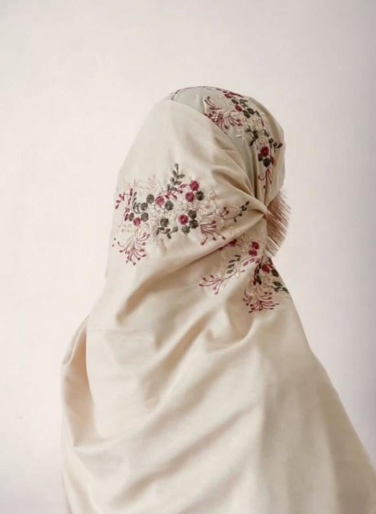 Prayer mat and prayer sheet set - beige - Image 3
