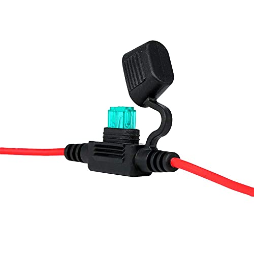 VANTRONIK Waterproof Mini Inline Fuse Holder with 16 Gauge AWG Wire 12 Inches Long, Fit for ATM Blade Small Fuse in Vehicle/Boat/RV/Tractor, 10 Pack - Image 5