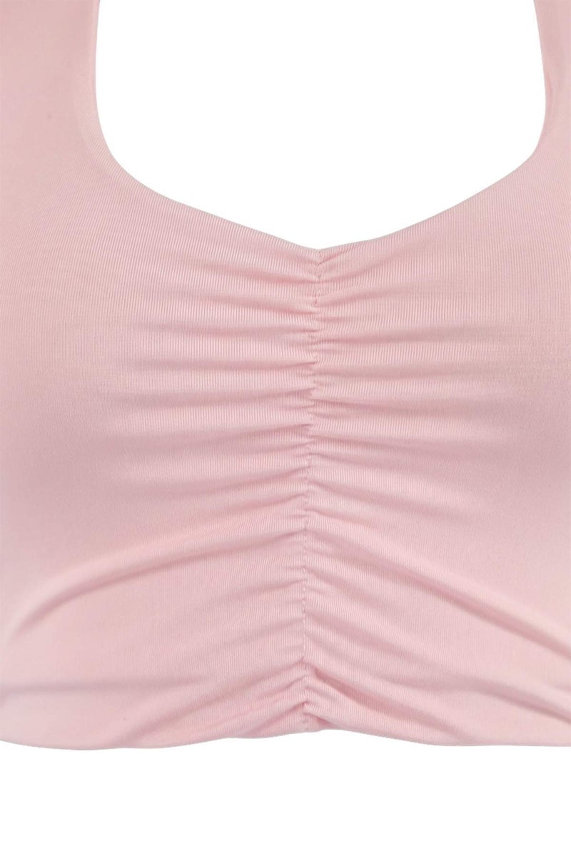 trendyol Pink Diver/Scuba Throw Cap Sports Bra Thmss26Ss00007 - Image 5