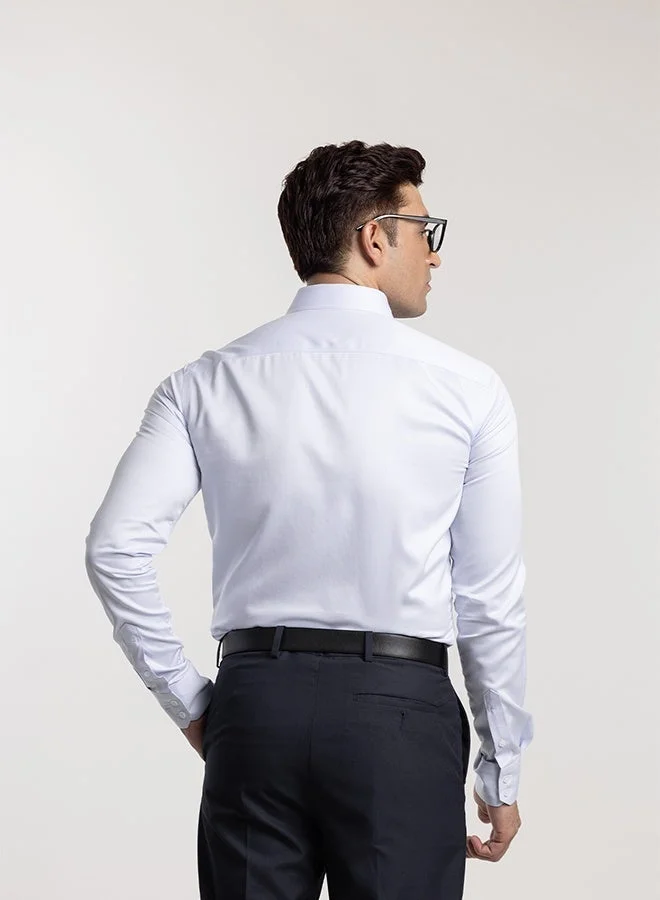MANNERISM  Performance Tech White Shirt Slim Fit for Men | Best Price UAE