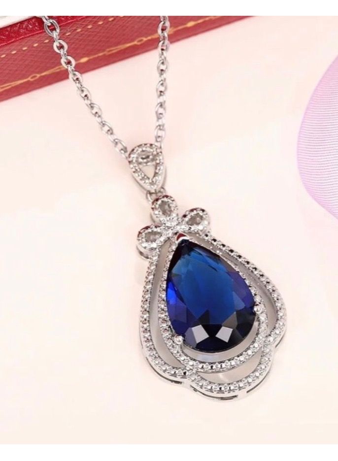 نون-شى سلسال مطلي بالفضة 925 ومرصع بالزركون - Image 3