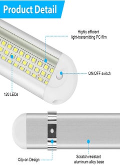 Generic 12V LED Interior Light Bar, 120 LEDs 1500LM 8W Strip Lights with ON/OFF Switch for RV, Cargo Trailer, Van, Truck, Camper, Boat, and Motorhome (2 Pack)  - Image 3