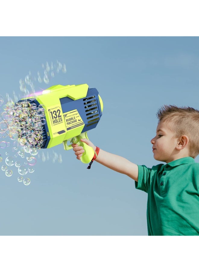 TOY GARDEN 132 Holes Bubble Blower – Automatic Bubble Machine with Colorful Lights and Bubble Solution | Fun Outdoor Toy for Kids - Image 4
