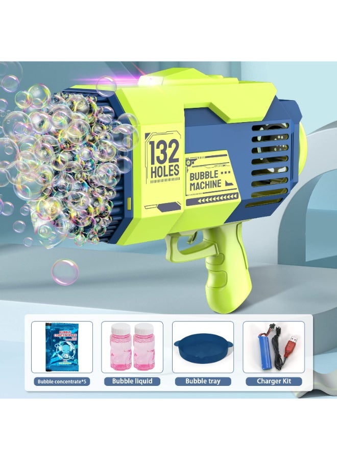 TOY GARDEN 132 Holes Bubble Blower – Automatic Bubble Machine with Colorful Lights and Bubble Solution | Fun Outdoor Toy for Kids - Image 2