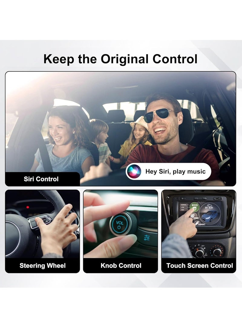 SYOSI - Wireless CarPlay Adapter, Bluetooth Plug & Play Car Play Dongle, USB/Type-C Wired to Wireless CarPlay Adaptor 2023, CarPlay Magic Cars Box Compatible with Cars from 2016+ and Phone iOS 10+ - Image 1
