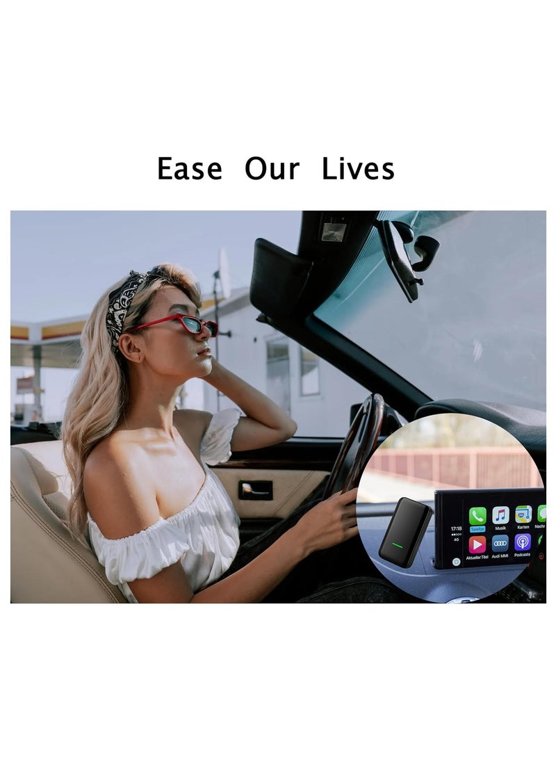 SYOSI - Wireless CarPlay Adapter, Bluetooth Plug & Play Car Play Dongle, USB/Type-C Wired to Wireless CarPlay Adaptor 2023, CarPlay Magic Cars Box Compatible with Cars from 2016+ and Phone iOS 10+ - Image 1