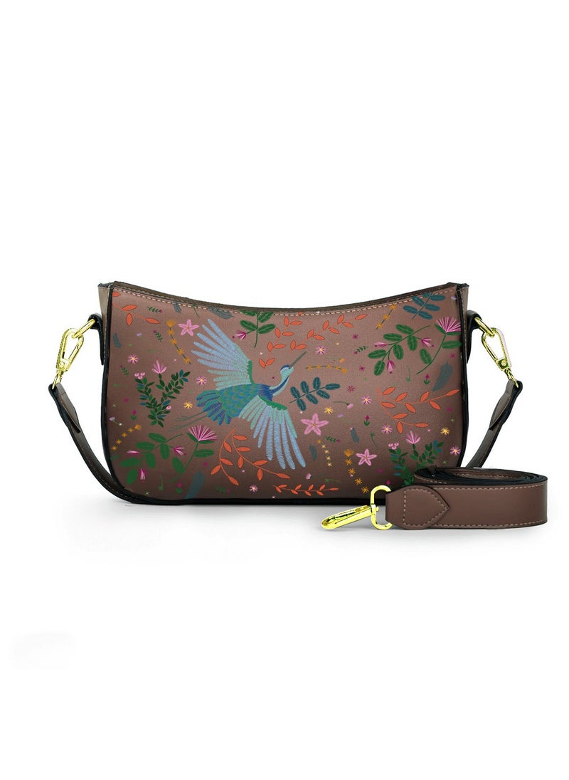Tat 15-The Blue Swan  Crossbody bags Dark Coffee  - Image 1
