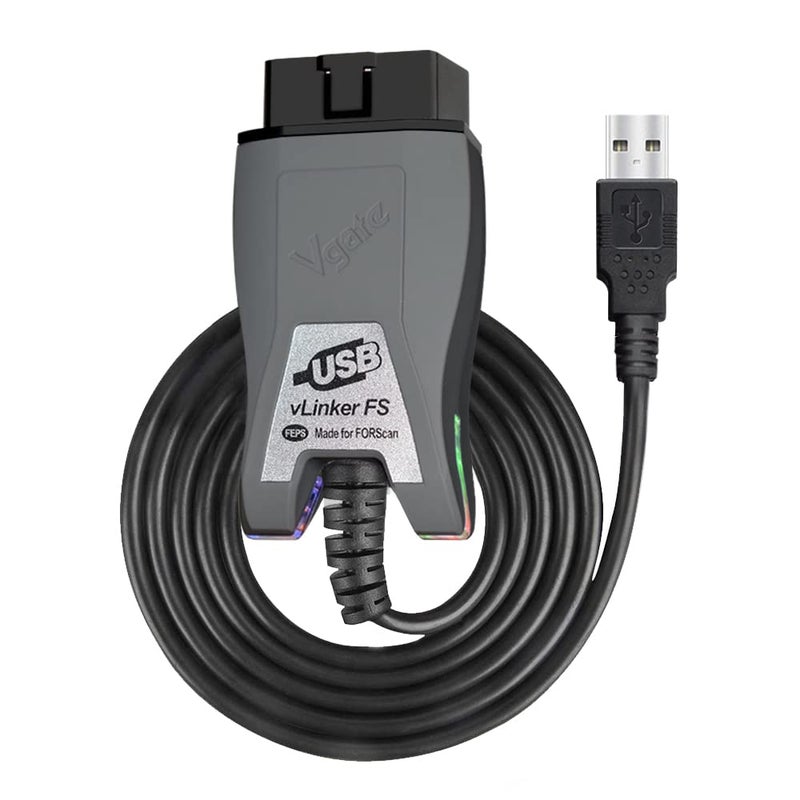 Vgate vLinker FS OBD2 USB Adapter for FORScan HS/MS-CAN Auto Switch - Image 1