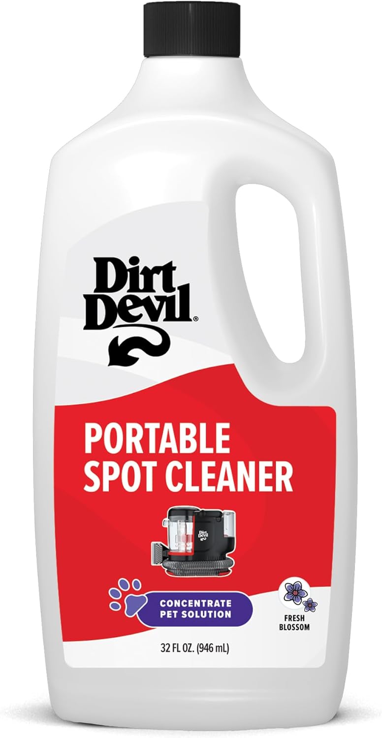 DIRT DEVIL 32 oz Pet Portable Spot Carpet Cleaner Solution, Pet Stain Remover, Fresh Blossom Scent, AD31700 - Image 1