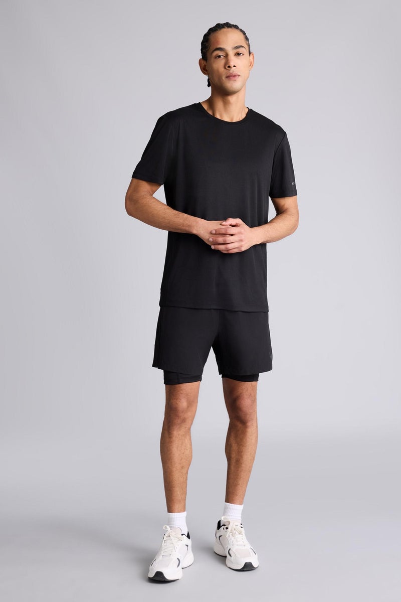 DeFacto Black Man Standard Fit Sports Shorts Casual - Image 4