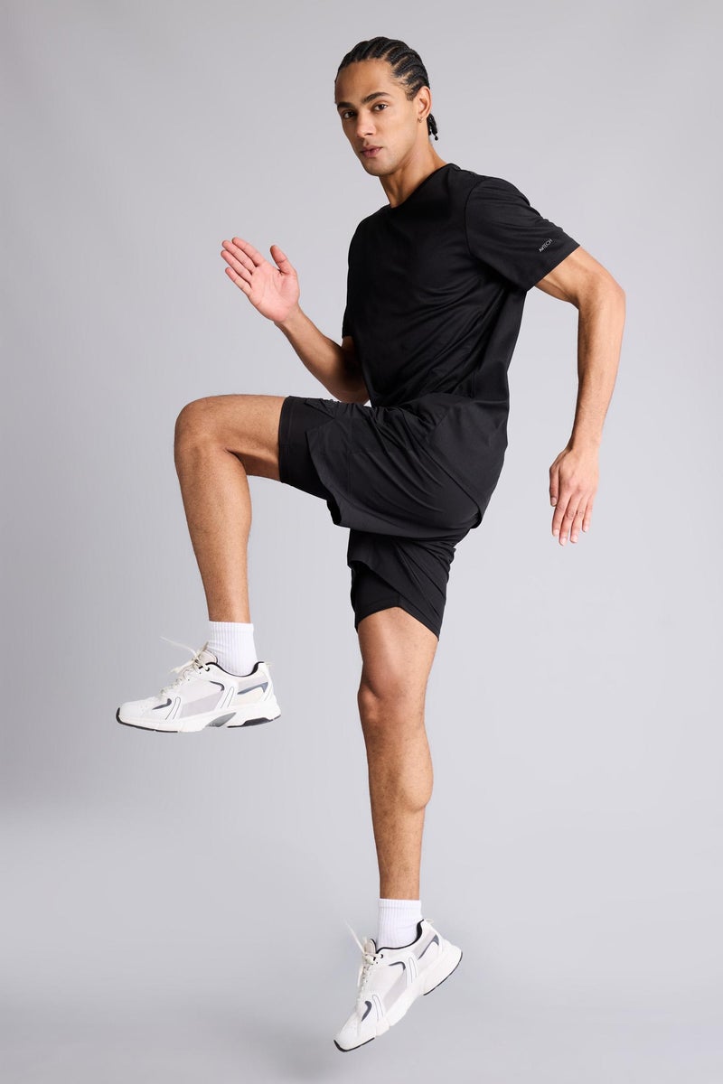 DeFacto Black Man Standard Fit Sports Shorts Casual - Image 5