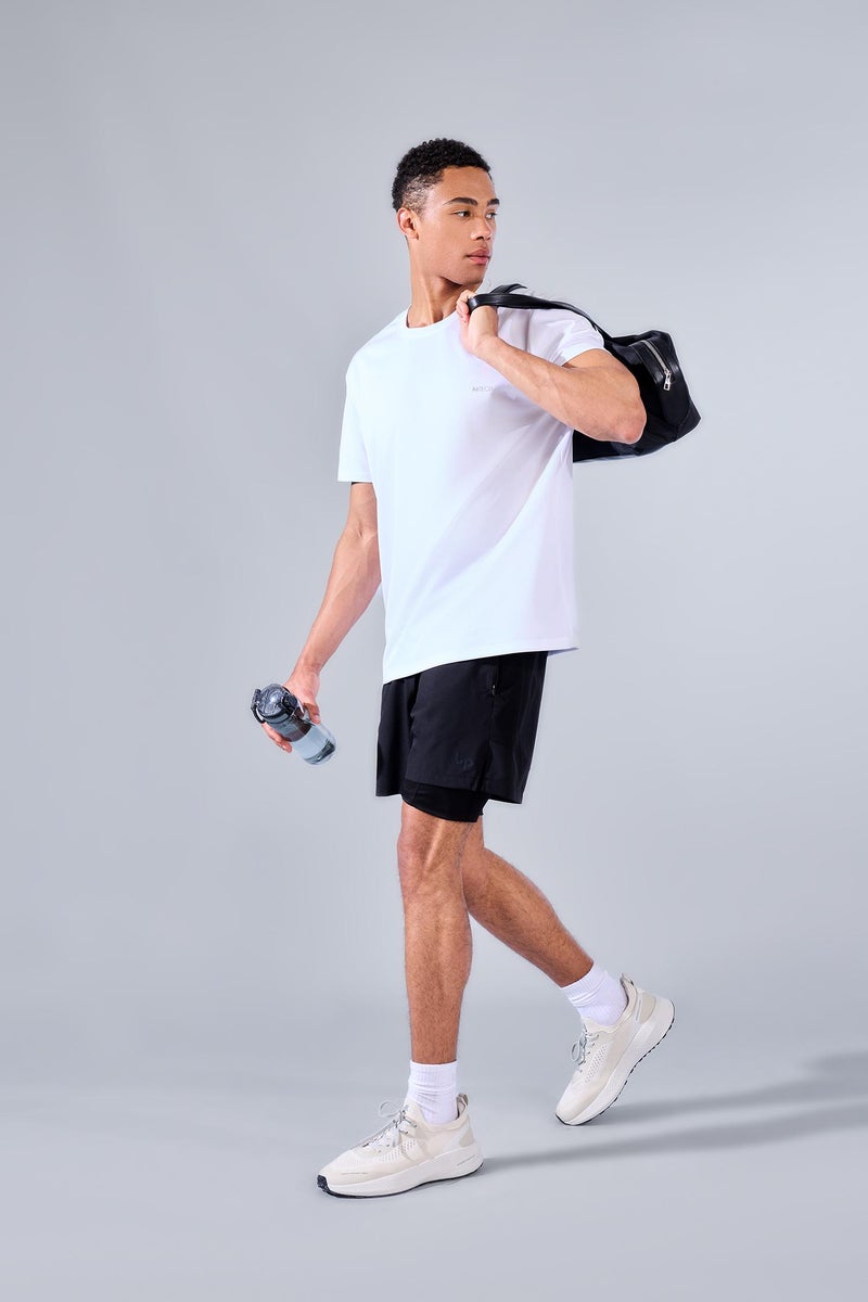 DeFacto Black Man Standard Fit Sports Shorts Casual - Image 1