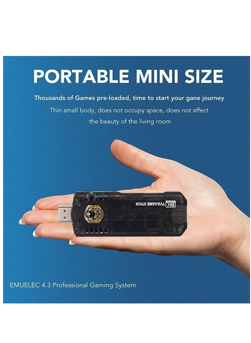 Compact Mini 8K Retro Games Stick with Offering A Collection of 10,000 Classic Video Games, Paired with A 2.4G Wireless Controller and Dual System Compatibility - Image 5