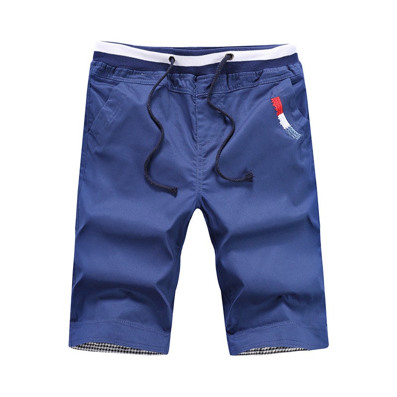 Generic Main push foreign trade wholesale mens casual pants fashionable 5-point fifth pants summer workwear shorts beach pants thin middle pants Dark blue 