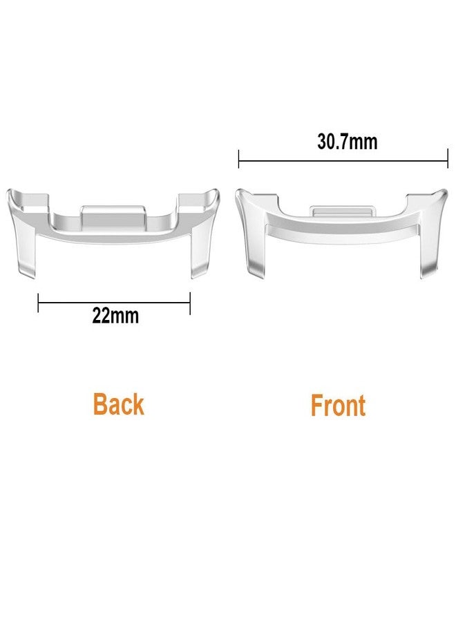 Sankel Connectors Compatible for Samsung Galaxy Watch 8/8 Classic Bands Adapter, Stainless Steel Band Connector Adapter Replacement for Galaxy Watch 8 40mm 44mm/ 8 Classic 46mm (Silver) - Image 3