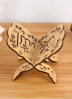 Generic Foldable wooden bookshelf, magazine reading bookshelf, storage rack reading bookshelf religious prayer rack reading rack  - Image 2