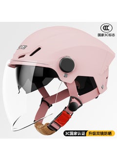 Motorcycle Helmet Sun Protection Half Helmet Riding Safety Cap Men Womens Summer Electric Bottle Certified By 3C Origin Factory