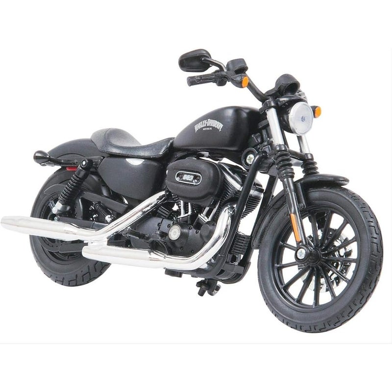 Maisto - 2014 Sportster Iron 883 1/12 Diecast Model - Black - 32326 - Image 1