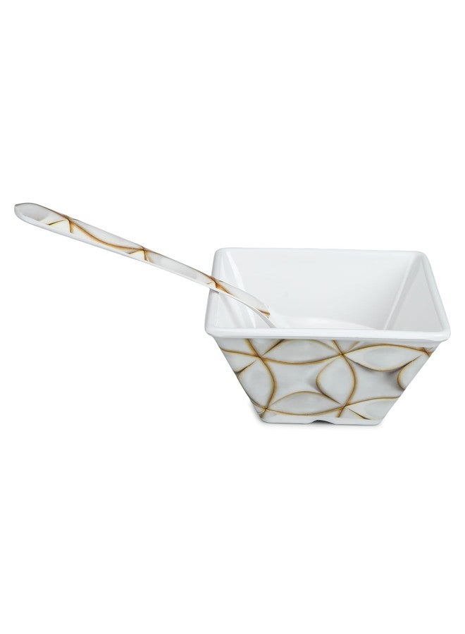 Bataniya Triple Coated 9-Piece Serving Set, a Blend of Elegance and Resilience in Melamin Craftsmanship - Image 5