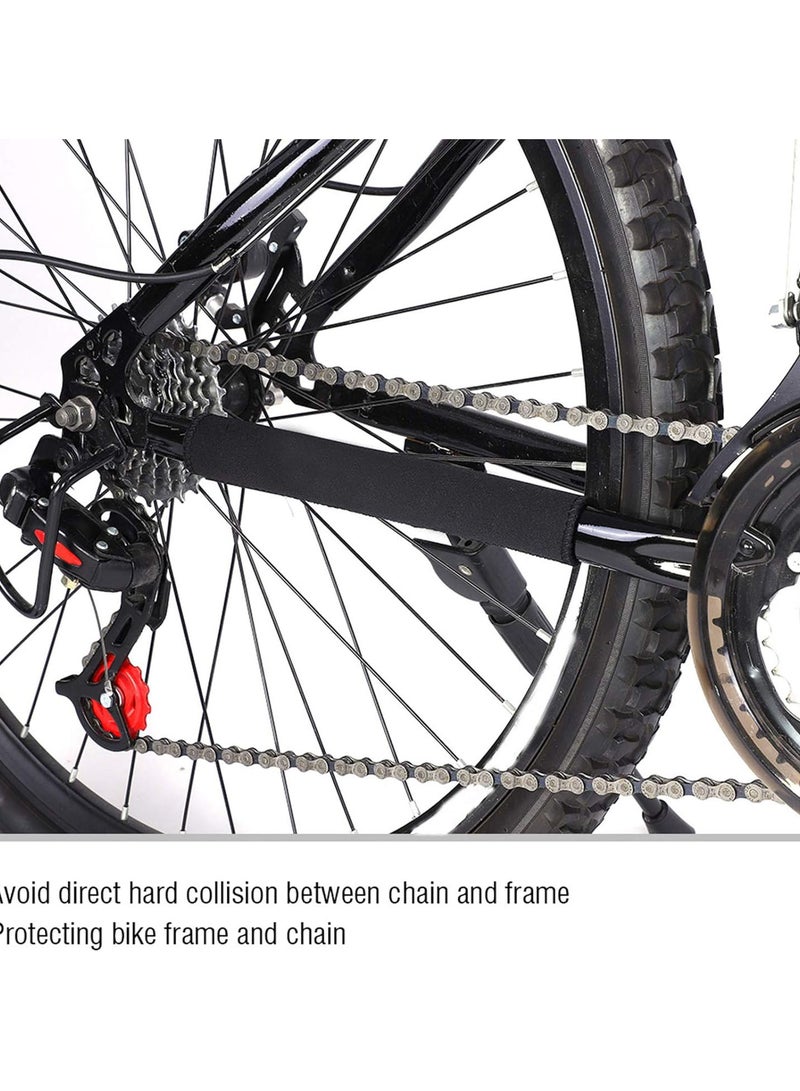 GGOOT 20Pcs Bicycle Frame Tape Guard, Mountain Bike Frame Protective Casing Chain Chainstay Hook&loop for Cycling - Image 5