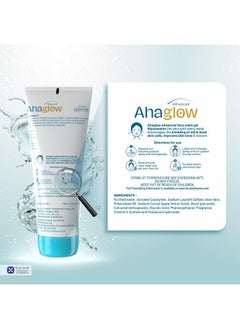 Ahaglow Advanced Face Wash Gel Daily Gentle Cleansing Formula For Normal And Oily Skin 100 G  - Image 2