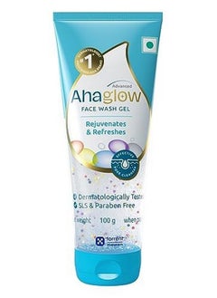 Ahaglow Advanced Face Wash Gel Daily Gentle Cleansing Formula For Normal And Oily Skin 100 G  - Image 1