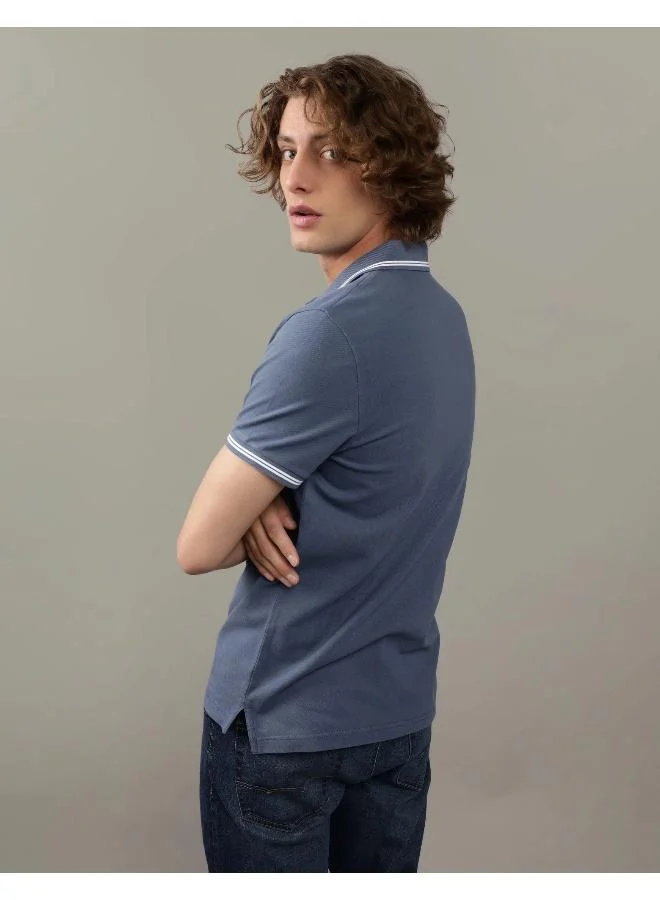 امريكان ايجل AE Slim Fit Pique Polo Shirt