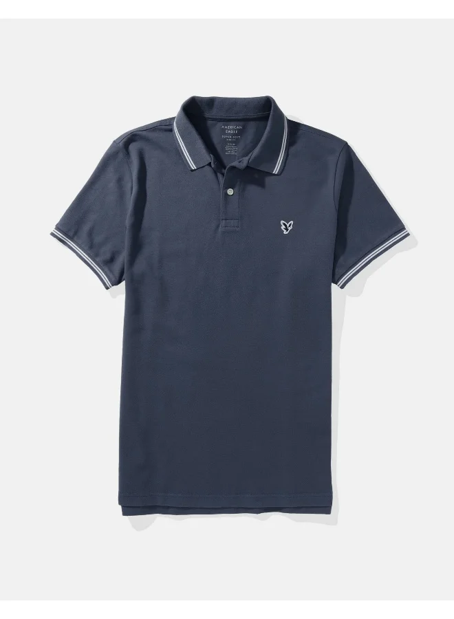 امريكان ايجل AE Slim Fit Pique Polo Shirt