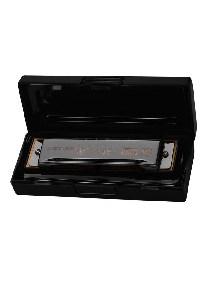 QIMEI 10 Holes Key Of C Blues Harmonica With Cleaning Cloth And Storage Box  - Image 4