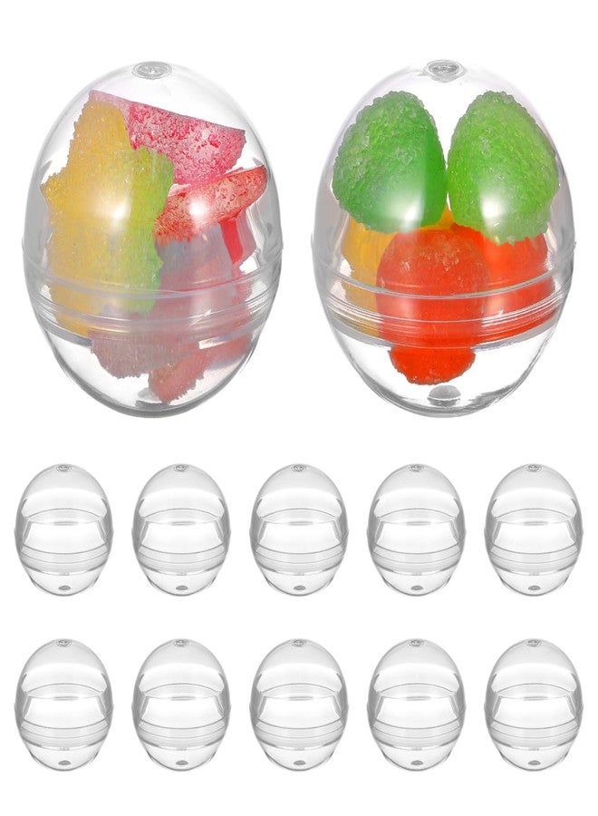 DEARMAMY 200 Pcs Round Shell Balls Plaything Multi-Purpose Empty Ball Plastic Empty Ball Plastic Packaging Ball Multi-Purpose Packing for Clear Balls - Image 1