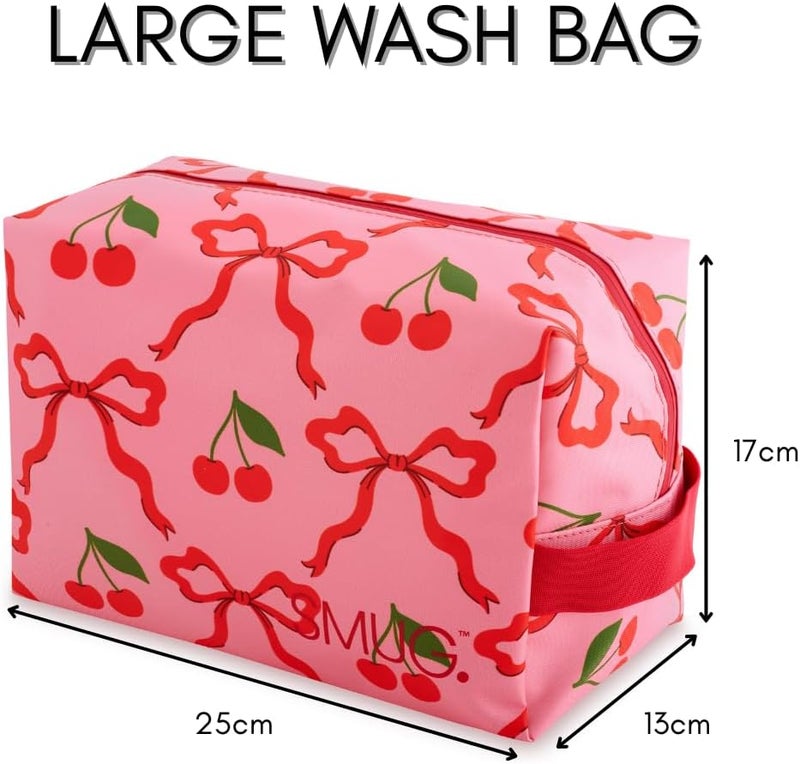 SMUG Unisex Wash Bag - Cherry Blossom Toiletry Bag - Image 3